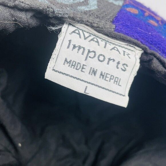 Vintage Rasta Beret Tam Bonet Beanie Cap Hippie Reggae Style Purple Green Avatar - Picture 8 of 10